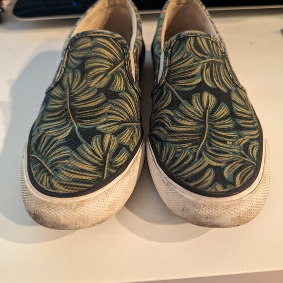 Keds x Rifle Paper Co Monstera Leaf Sneakers - Size 7.5 - Picture 2 of 5